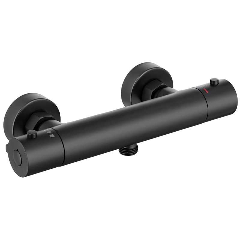 Synergy Luxury Round Exposed Shower Valve - Black